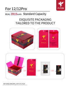 FLYCDI Kein Popup "unbekannte Teile" 100% gesunder Akku für iPhone 11 12 13 Pro 12 13 Mini 14 15 Pro Max Telefon akku - Product Image 4