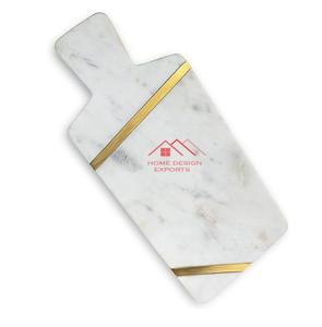 Plateau à fromage rectangulaire en marbre, prix de gros, vente chaude, plateau en marbre nordique, luxe, écologique, marbre naturel - Product Image 4