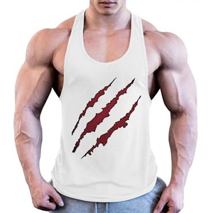 Couleur bordeaux hommes Gym Singlet Top qualité musculation Gym coton Stringer - Product Image 2