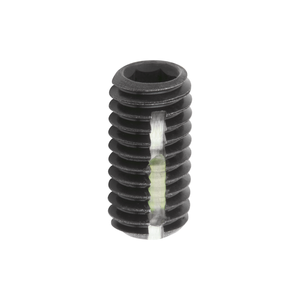 K0707 M8 x 12 Grub Screw Hex Socket <b>Thread</b> <b>Lock</b> Steel Black Bright DIN EN ISO 4026 - Product Image 2