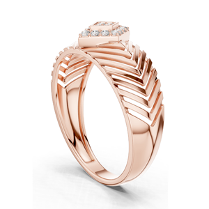Anillo de Diamante de Laboratorio de 0.134 CT para Mujer, Claridad VVS-VS, Tecnología CVD, Disponible en Oro de 18K, 14K, 10K y Plata 925 - Product Image 5