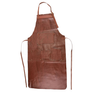 Delantal de Cuero Genuino de la Mejor Calidad, Impermeable, Transpirable y Personalizable con Correa de Cuero, Venta al Por Mayor - Product Image 1