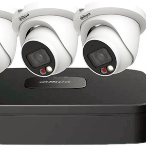 Sistema de seguridad con videoportero de 4 canales de la mejor calidad con cámara de 4MP y Wi-Fi de 5MP. - Product Image 1