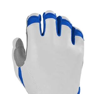 Customized Soft Leather Baseball Batting Gloves Professional Training Sports Gloves with Long Cuff Durable Anti Slip Grip - Product Image 6