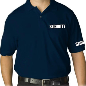 Polo de manga corta unisex personalizado al por mayor, nuevo diseño con características de seguridad, hecho de poliéster algodón para guardia de seguridad - Product Image 3