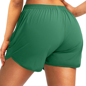 Shorts Deportivos Transpirables de Secado Rápido con Logotipo Personalizado para Mujer, con Bolsillos Laterales, Diseño Personalizado, para Gimnasio, Running y Uso Casual - Product Image 3