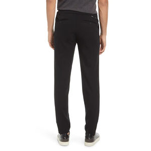 Pantalons de jogging décontractés pour hommes en toile 100% coton, séchage rapide, respirants, avec un ourlet droit incurvé rayé, avec OEM - Product Image 2