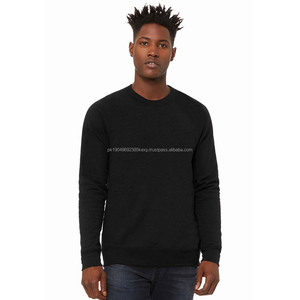 Bella Canvas Unisex Fleece Crewneck Loose Fit Soft Oversized Pullover Sweatshirt Noir - Product Image 3