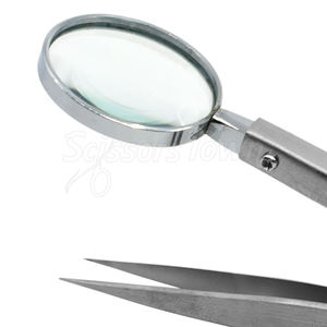 Custom Logo <b>Tweezer</b> with Compact Mirror Stainless Steel Design for Accurate Grooming - Product Image 4