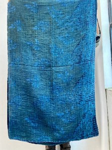 Wholesale Lot Indian Vintage Patchwork Sari Kantha Throws One of a Kind Handmade Cotton Reversible Twin Kantha <b>Quilts</b> <b>for</b> <b>Sale</b> - Product Image 2