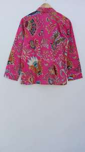 Pijamas con estampado de corona Conjunto de pijamas de Pj de algodón puro Ropa de noche de algodón indio Traje de noche de algodón suave-Regalo para ella - Product Image 4