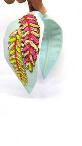 Nouveauté : Bandeau pour cheveux brodé de perles, design popsicle, élégant et tendance pour filles, à prix avantageux - Product Image 4