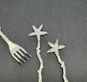 Meilleure vente ensemble de fourchettes en métal à poignée en forme d'étoile à bas prix pour un restaurant, un hôtel et un mariage - Product Image 5