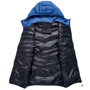 Veste sans manches matelassée pour homme, nouvelle collection, logo personnalisé, devant matelassé, légère, respirante, écologique, pour l'hiver - Product Image 4