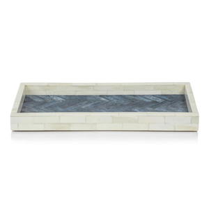 Plateau de service en bois élégant fini naturel idéal pour les hôtels, les centres de villégiature et les maisons Articles élégants, durables et polyvalents - Product Image 3