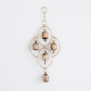 Campana de pez de Metal dorado de calidad de lujo, campanas de carillón de viento, campana colgante de pared de diseño tradicional para uso en decoración del hogar - Product Image 4