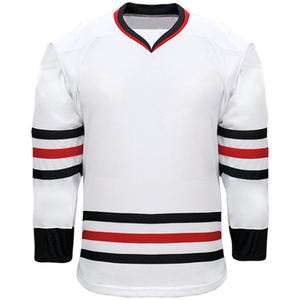 Impression par sublimation 100% polyester Maillot de hockey sur glace pour hommes de meilleure qualité Maillot de hockey sur glace personnalisé OEM Maillot sur mesure - Product Image 2