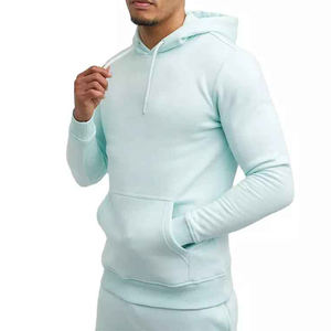 เสื้อฮู้ดสวมหัวสำหรับผู้ชายเสื้อมีฮู้ดแบบปักโลโก้แบบกำหนดเองสำหรับฤดูหนาวทำจากผ้าฝ้าย100% - Product Image 2