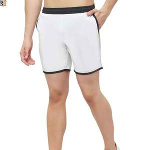 Pantalones cortos de baloncesto para hombre de 4 vías elásticos de alta calidad, bolsillos con cremallera, pantalones cortos para correr XS XXS 6XL High Street Beach - Product Image 4