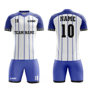 Proveedor Directo de Fábrica, Camiseta de Fútbol para Adultos, MOQ Bajo, Diseño Personalizado por Transferencia de Calor, Uniforme de Fútbol con Servicio OEM y ODM - Product Image 1