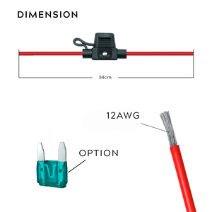 Parts PTT LED ASP <b>Inline</b> <b>Fuse</b> <b>Holder</b> with Cap(TPV) - Product Image 2
