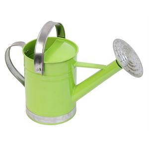 Arrosoir moderne et élégant en acier inoxydable peint en vert avec revêtement en poudre, design avec poignée, capacité de 8 L, durable et écologique - Product Image 1