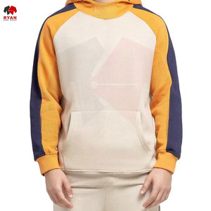 Sweat à capuche pour homme avec panneau de couleur, taille personnalisée, logo en tissu, OEM et ODM, fabricant de sweats à capuche, fournisseur - Product Image 2