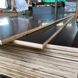 17mm 18mm Good Quality Black Film Faced Plywood Formwork Plywood Manufacture - Product Image 1