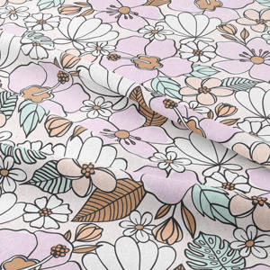 Custom Digital Printing <strong>Cotton</strong> Waffle <strong>Fabric</strong> NO MOQ Sample Free - Product Image 2