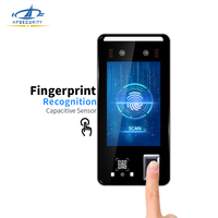 HFSecurity FR05, dispositivos de asistencia de grabación de tiempo, máquina de lector de tarjetas de reconocimiento facial biométrico QR con cámara Dual para empleados