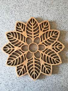 Posavasos personalizado moderno respetuoso con el medio ambiente 3,75 sublimación Hardboard Mdf Squarestone con posavasos trasero de corcho - Product Image 5