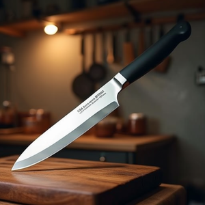 Cuchillo santoku lama (18cm) Inox CASA Negro y Cromo BV90042 - Product Image 3
