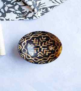 Ensemble de bols de service en corne naturelle de haute qualité fabriqués à la main et hautement polis pour les pâtes pour la maison hôtel restaurant d'Inde - Product Image 3