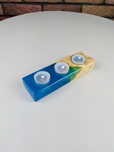 Candelabro de Madera de Resina con Acabado Natural, Hecho a Mano, Forma Personalizada para Decoración del Hogar Ecológica - Product Image 5