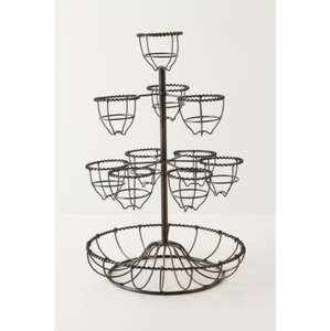 Soporte para Huevos Rectangular de Hierro Forjado con Acabado Negro, Diseño Personalizado, Apto para Decoración de Cocina y Mesa de Comedor - Product Image 6