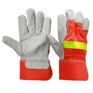 Gants de sécurité de travail de gants en cuir de SOUDURE de 14 pouces pour hommes avec un délai de livraison court de l'usine - Product Image 1