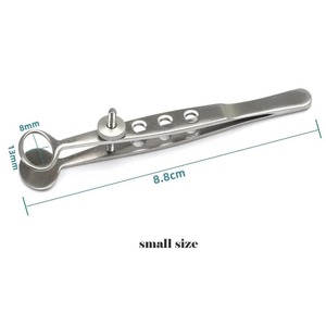 Pinza Quirúrgica Ametrina para Calázion, 1 unidad, Plegable, Ergonómica, Manual, de Aleación de Titanio, Instrumento Oftalmológico, Herramienta para Párpados APC-37 - Product Image 6