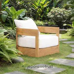 Nueva Llegada: Conjuntos de Sofás de Jardín de Madera de Teca de Primera Calidad para Patio - Muebles de Exterior Duraderos, Elegantes y Resistentes a la Intemperie - Product Image 1