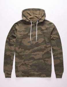 Sudaderas con Capucha Personalizadas al por Mayor, Sudaderas de Moda con Estampado de Camuflaje para Hombre, Sudaderas con Capucha de Camuflaje Estampadas Personalizadas OEM, Cálidas y Holgadas para Otoño - Product Image 2