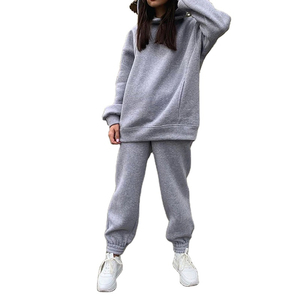 Chándales de moda de talla grande para mujer, jersey con hombros caídos, Material transpirable de secado rápido, el mejor diseño, Invierno ecológico - Product Image 5
