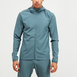 OEM/ODM Men Windbreaker Tracksuit <b>100</b>% <b>Nylon</b> Material Lightweight Breathable Customized Logo Printing Sportswear Tracksuit - Product Image 2