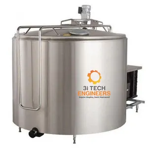 Yatay dikey 6000L paslanmaz sıvı depolama süt soğutma Tank makinesi süt işleme makine ve ekipman 6000L