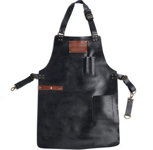 ALW Tablier sans manches en cuir pour hommes de haute qualité Logo personnalisé Réutilisable et durable-Spécialisé dans les nouveaux designs OEM - Product Image 4