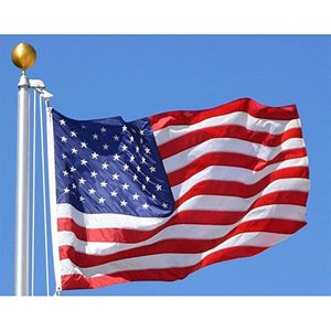 Drapeaux américains de qualité supérieure pour l'extérieur, 3x5, fabriqués aux États-Unis, drapeau en nylon résistant pour l'extérieur, 3 x 5, étoiles brodées cousues - Product Image 5