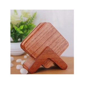Juego de 4 posavasos de madera envejecida, nuevos manteles de madera en forma de piedra, almohadillas de cocina con tamaño personalizado, buen costo - Product Image 6