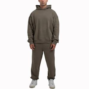 2024 High Quality Cotton Fleece Tracksuit for Women Custom <b>Hoodies</b> and Sweat Suits Unisex 2-Piece Jogger Set Breathable - Product Image 3