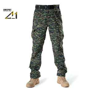กางเกงคาร์โก้ผู้ชาย A-1 ผ้ายืด 3% สแปนเด็กซ์ 97% โพลีเอสเตอร์ น้ำหนักเบา แห้งเร็ว มีกระเป๋าหลายช่อง เหมาะสำหรับใส่ทำงานกลางแจ้งในฤดูร้อน - Product Image 2