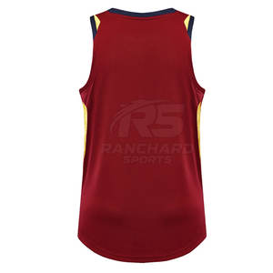 Camiseta de Baloncesto Deportiva Transpirable de Secado Rápido con Logotipo Personalizado para Hombre, Camiseta de Baloncesto de Malla Deportiva - Product Image 2