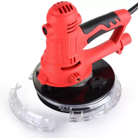 Rectifieuse de mur 180mm Machine portable Mastic Machine à poncer les murs à main sous vide automatique
