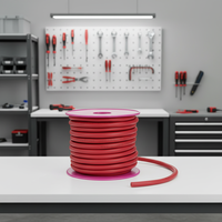 Câble blindé résistant au feu en cuivre pur nu multibrins avec isolation PVC FPLR 2x12AWG 300/300V pour la commande incendie